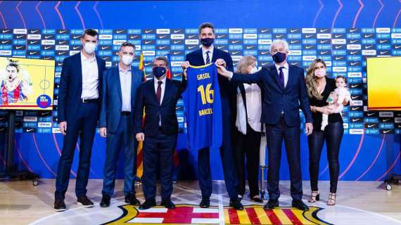ACB - Barcelona, la presentazione ufficiale di Pau Gasol