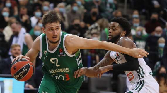 EuroLeague - Lo Zalgiris rompe il ghiaccio contro il Panathinaikos