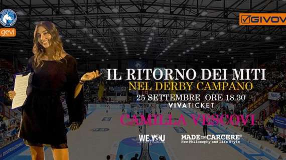 Camilla Vescovi madrina del Givova Old Star Game di Napoli