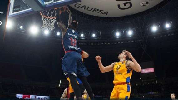 EuroLeague - Il Baskonia torna al successo e schiaccia il Gran Canaria