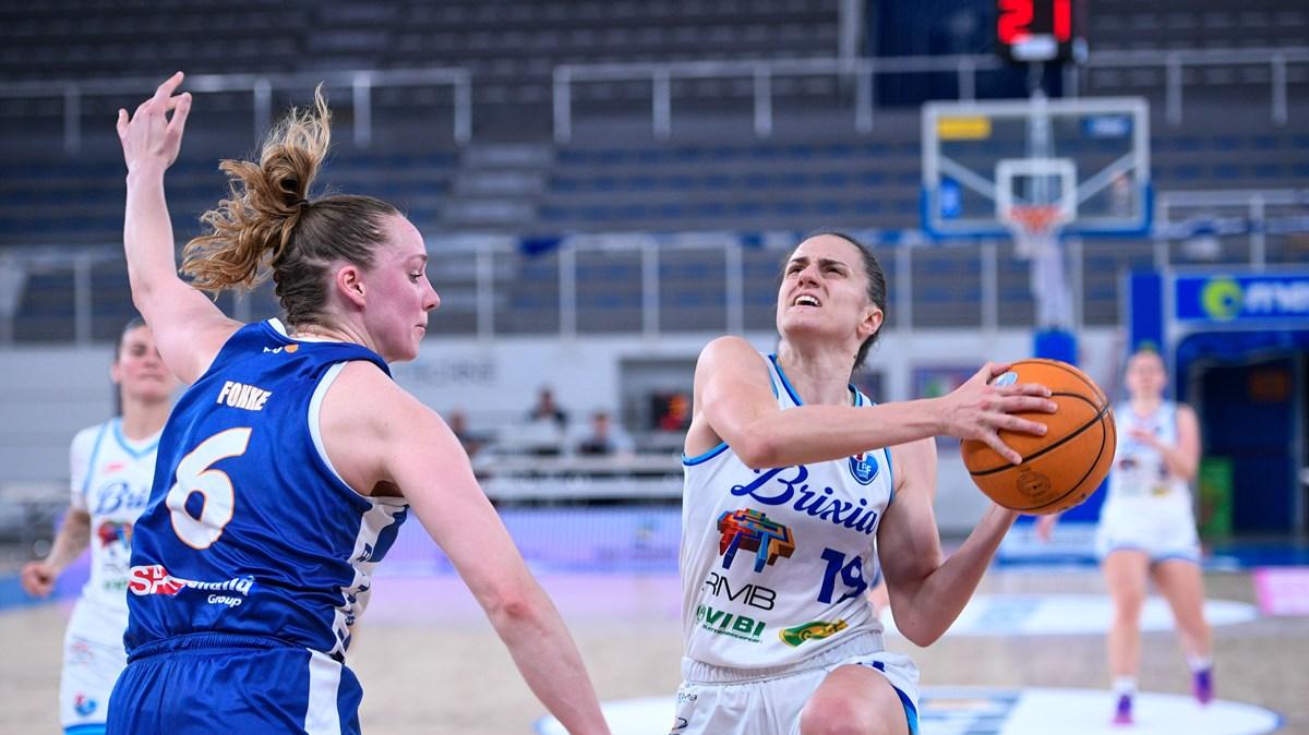 A1 F play out II°turno: Brixia vince gara 1 con Battipaglia