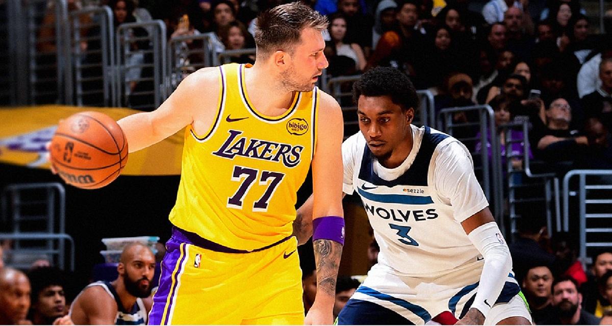 NBA | Luka Doncic trascina i Lakers alla vittoria contro i Timberwolves