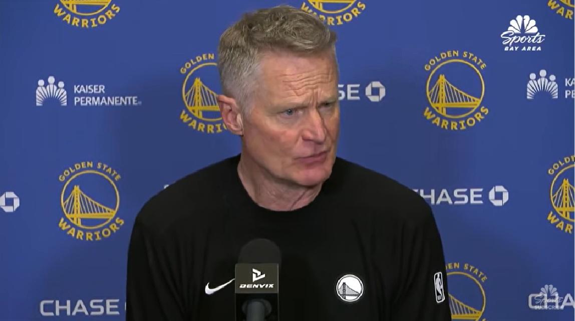 Warriors, Steve Kerr sull'infortunio di Kristaps Porzingis contro i Pistons