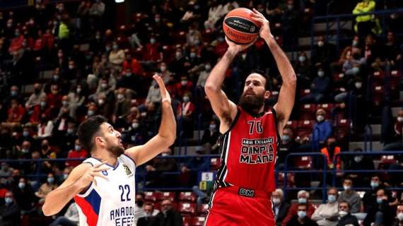 EuroLeague - Gli highlights della gara Olimpia Milano vs Anadolu Efes