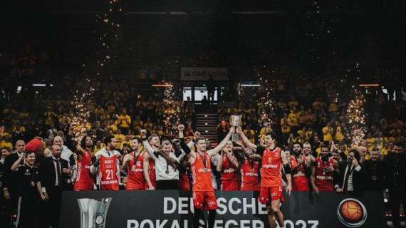 BBL - Il Bayern di Trinchieri vince la Coppa di Germania