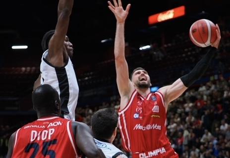 LBA: Tortona batte l’Olimpia Milano e sbanca l’Unipol Forum
