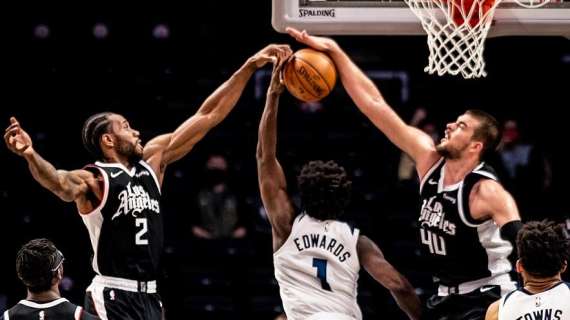 NBA - I Clippers fanno saltare facilmente la difesa dei Timberwolves