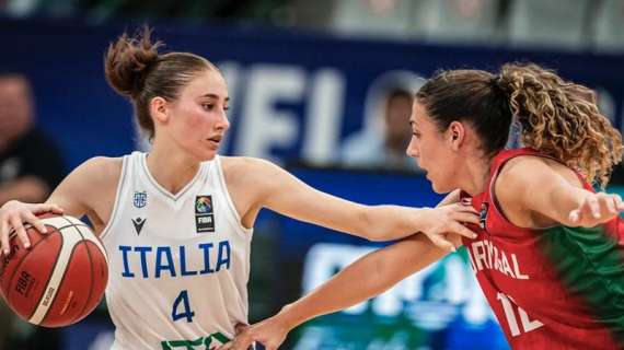 Italia Under 18F - Esordio con sconfitta all'Europeo con il Portogallo