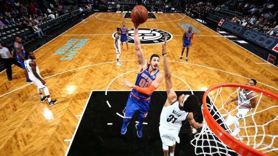 NBA - Preseason: Trier e Kanter illuminano New York contro i Brooklyn Nets