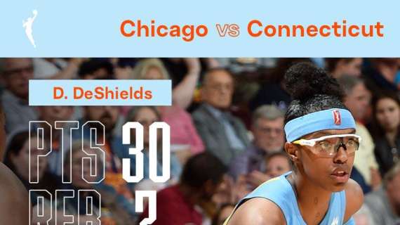 WNBA - Giorno 77, DeShields trascina le Sky all'overtime