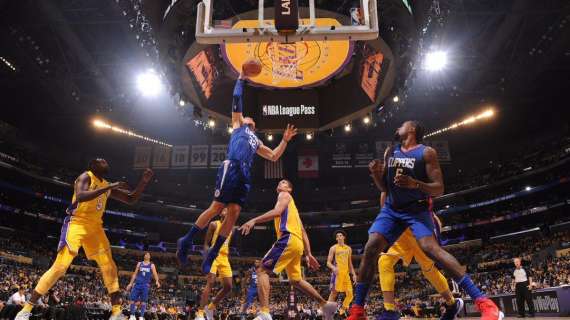 NBA - I Clippers di Gallinari ricominciano mettendo ko i Lakers