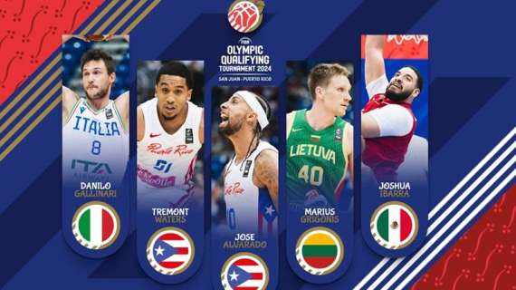 Danilo Gallinari nel Miglior Quintetto del Preolimpico di Portorico