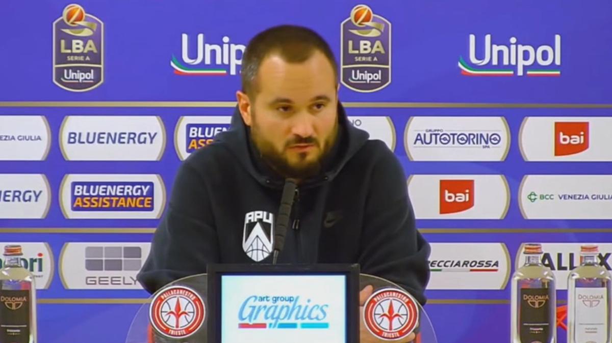 Udine, Vertemati: «Derby equilibrato, il dato dei liberi importante. Avanti con fiducia»