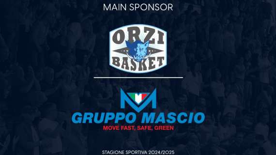 A2 - OrziBasket annuncia: Gruppo Mascio nuovo Main Sponsor