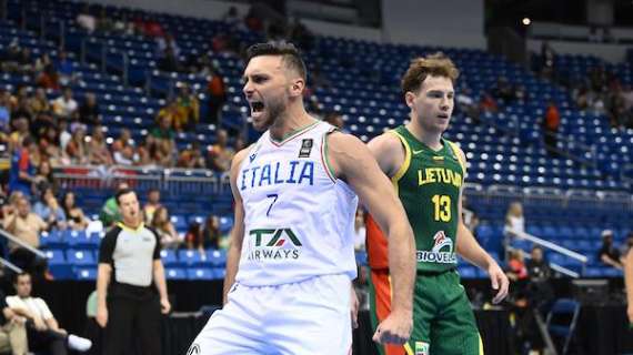 Italbasket vs Lituania, il tabellino all'intervallo (38-47)