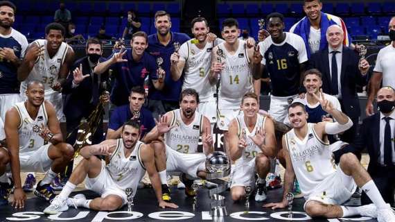 ACB - Il Real Madrid batte in finale il Barcellona e vince la Supercoppa 