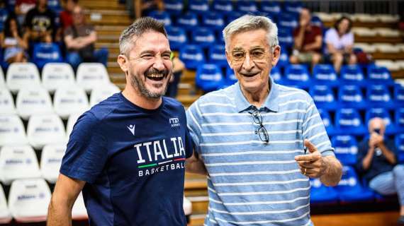 Italbasket, Bogdan Tanjevic in visita alla Nazionale a Trieste