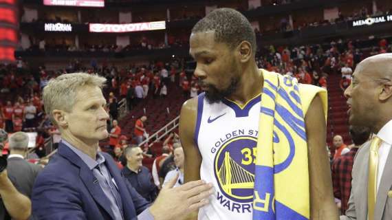 NBA - Kevin Durant accompagnerà i Warriors a Toronto