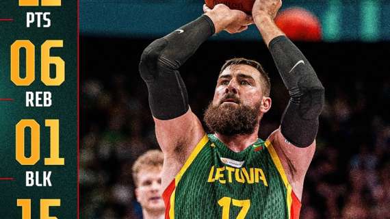Debutto di Valanciunas nella Lituania che piega la Georgia