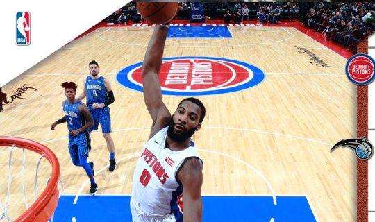 NBA - I Pistons si complicano il finale, ma vincono contro Orlando