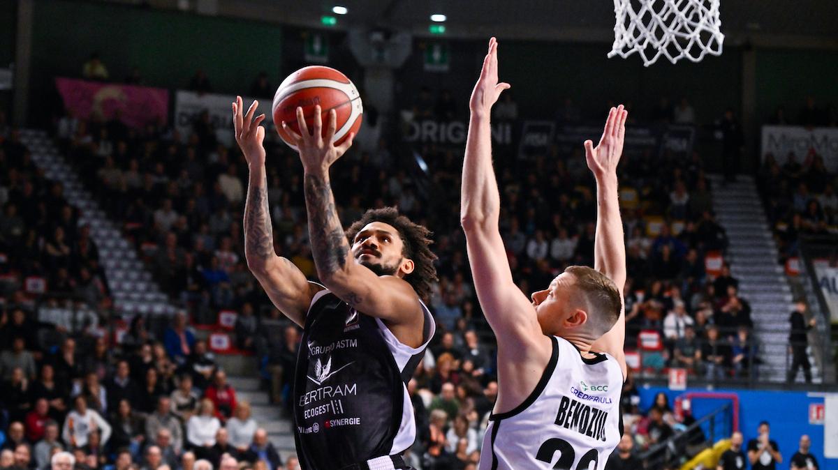 LIVE | Apu Udine vs Bertram Derthona: diretta (48-55 con 7:45, 3Q)