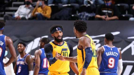 NBA - I Jazz abbattono i Knicks per la nona vittoria consecutiva