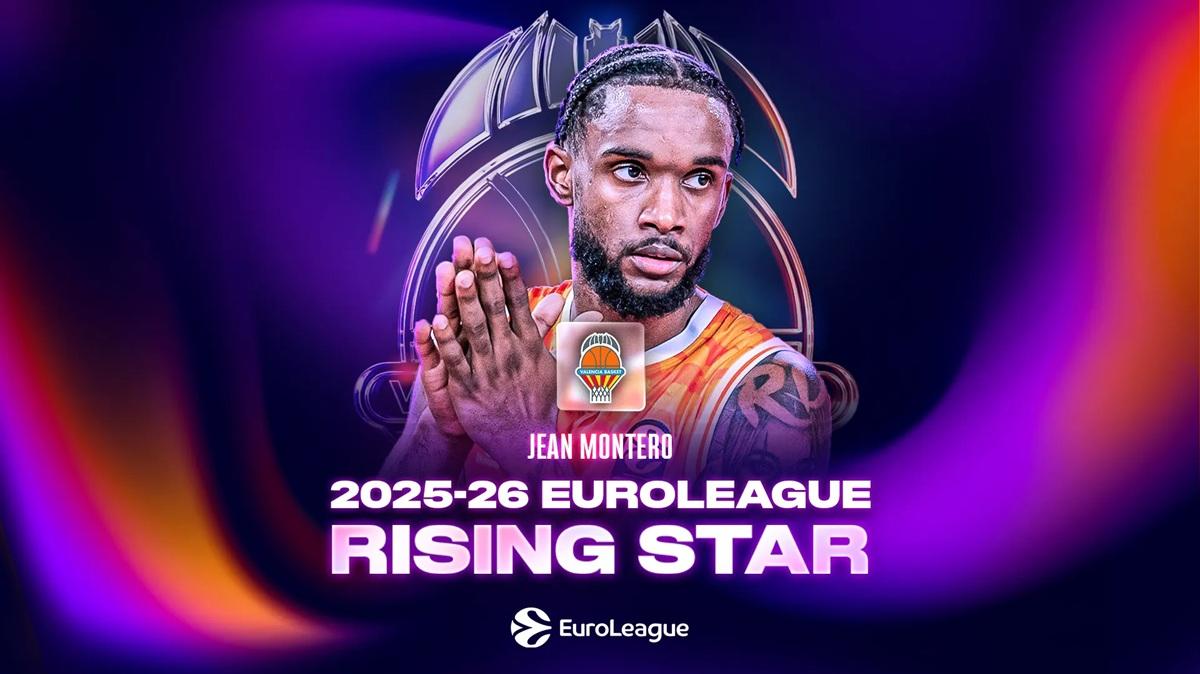 Jean Montero (Valencia) è la Rising Star EuroLeague 2025–26