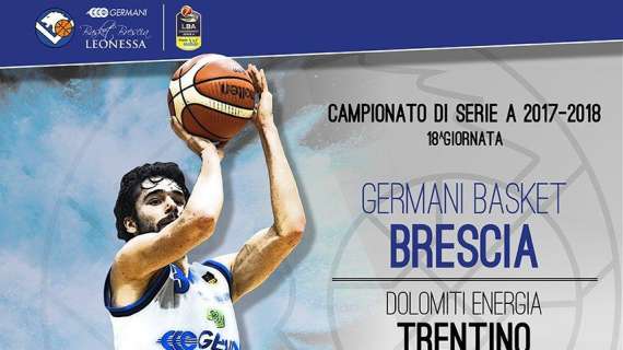 Lega A - Brescia-Trento nell'insolito orario delle 15:30