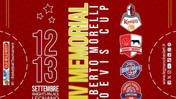 Memorial Morelli - Legnano Knights ospitano Casale, Lumezzane e Piacenza