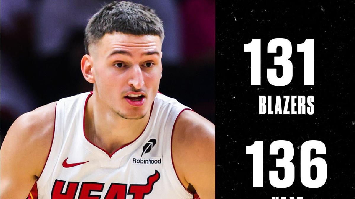 NBA - Gli Heat di Fontecchio battono i Portland Trail Blazers in una sfida spettacolare