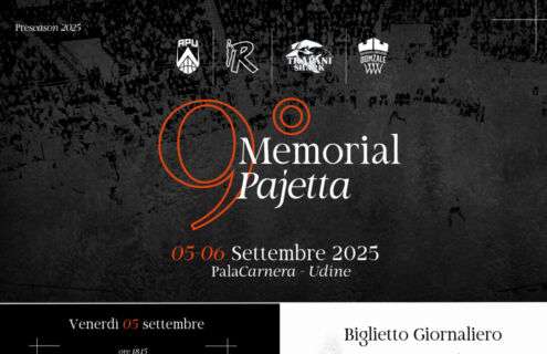 Memorial Pajetta: l'Apu Udine si presenta al proprio pubblico