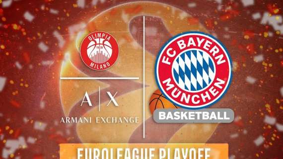 EuroLeague - Olimpia Milano, comincia l'operazione playoff con il Bayern Monaco