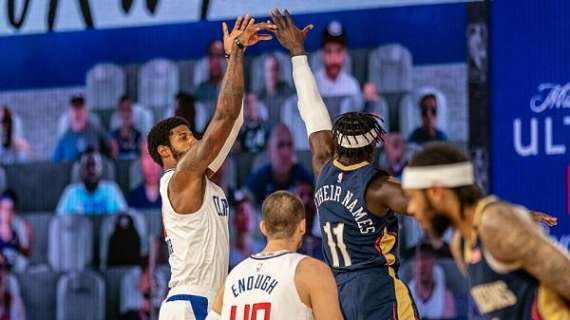 NBA - I Clippers danno una lezione ai Pelicans