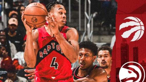 NBA - All'ultimo tuffo i Raptors sorprendono gli Hawks ad Atlanta