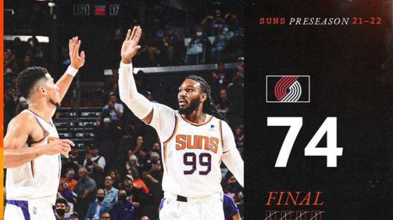 NBA Preseason - Vita facile per i Phoenix Suns contro i Trailblazers