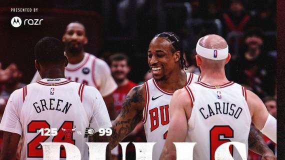NBA - I Pacers stendono un tappeto alla vittoria dei Chicago Bulls
