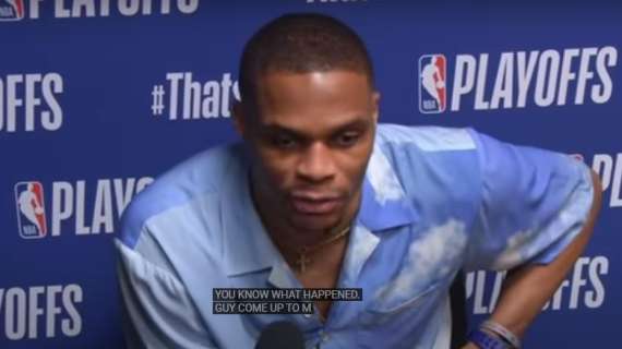 NBA - Philadelphia: lancio di popcorn sulla testa dell'infortunato Russell Westbrook