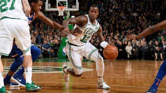 NBA - Senza Irving, tripla doppia di Rozier per i Celtics che dilagano contro New York