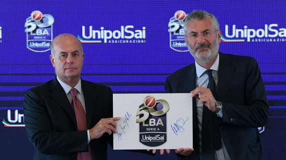 LBA, accordo con UnipolSai: sarà Title sponsor della Serie A per 3 stagioni