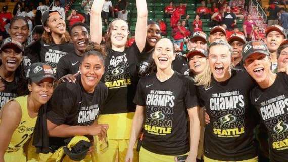 Le Seattle Storm superstar nuove campionesse WNBA