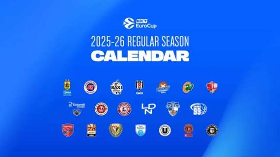 Ufficiale: Venezia e Trento, ecco il calendario della EuroCup 2025/26