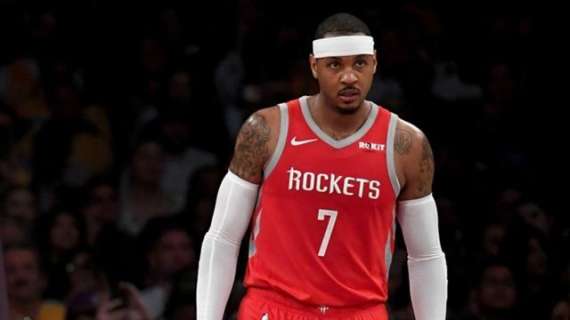 NBA - Carmelo Anthony ha giocato la sua ultima partita a Houston?