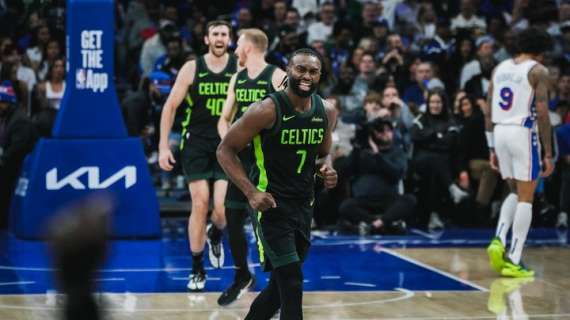 NBA - I Celtics risalgono da -26 e sbancano Philadelphia