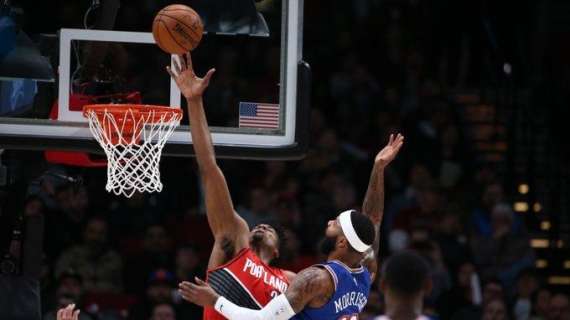 NBA - Anche Portland è amara per i New York Knicks