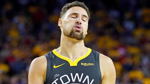 NBA - Warriors: per Klay Thompson sessione di tiro nello shootaround
