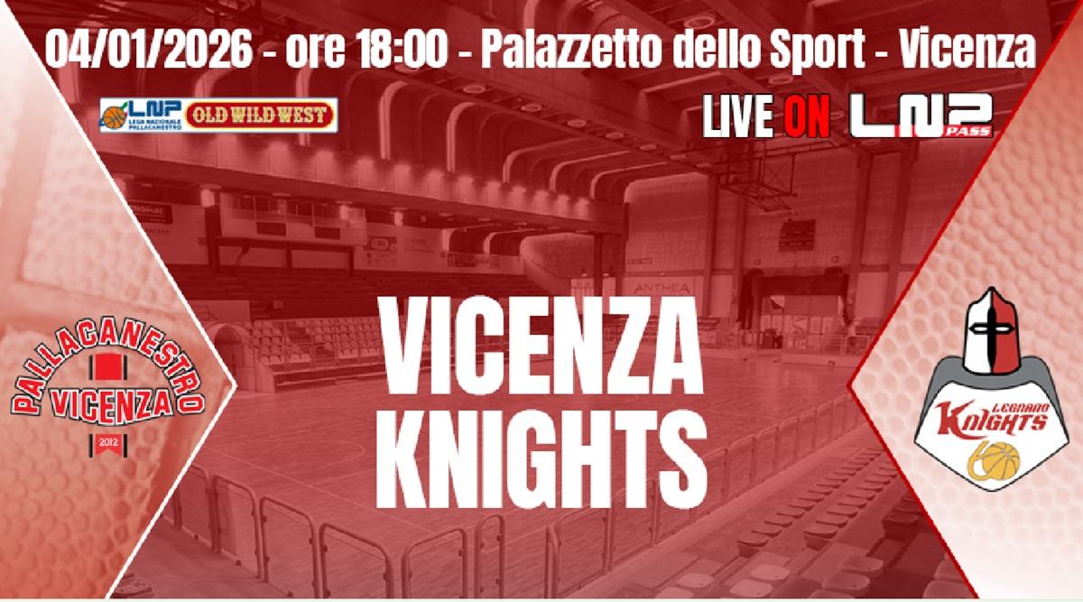 Serie B - Prima di ritorno a Vicenza per i Legnano Knights