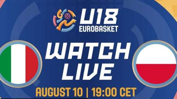 LIVE FIBA Eurobasket U18F - Italia vs Polonia diretta streaming