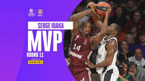 EuroLeague, Serge Ibaka contro la Virtus Bologna MVP del Round 11