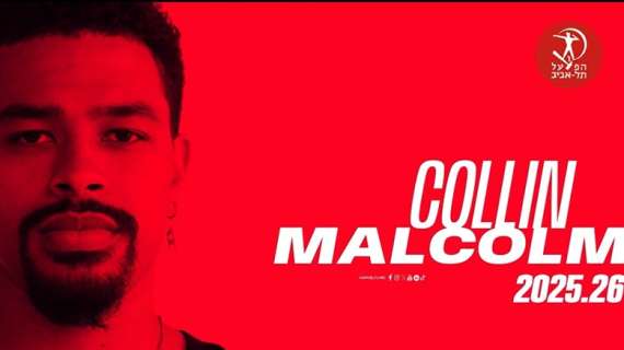 UFFICIALE EL - Hapoel Tel Aviv, annunciato Collin Malcolm