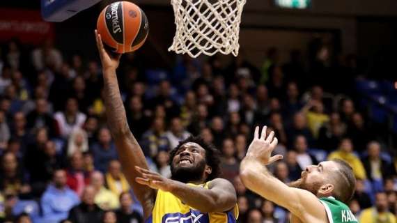 EuroLeague - Unics Kazan cade a Tel Aviv, colpo d'orgoglio del Maccabi